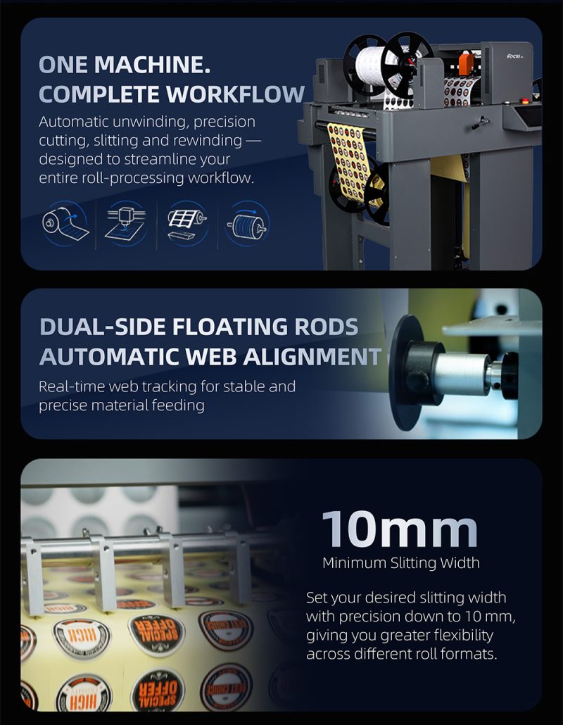 Full Workflow Label Converting | Automatic Web Alignment