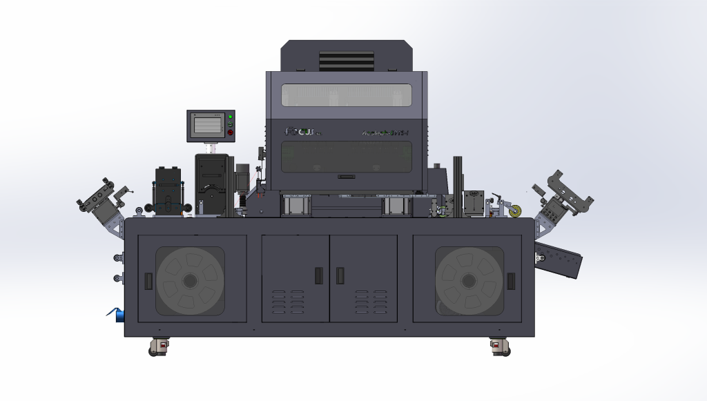 uv single pass industrial color roll to roll printer