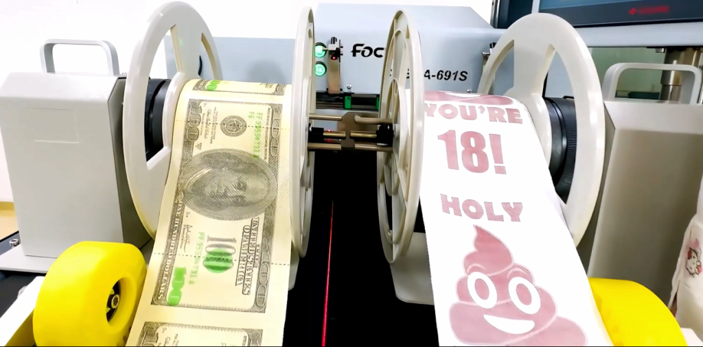 ROLL PAPER SINGLE PASS PRINTING
