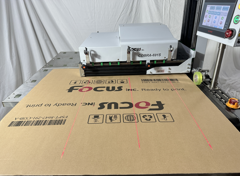 single pass printer for corrugated and packaging