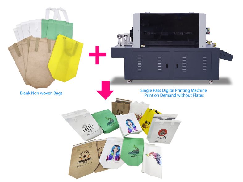 non woven bag customization digital printing machine