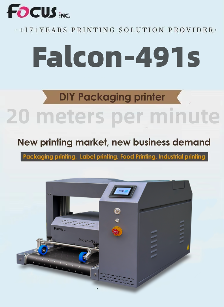 FocusInc. Falcon-491S Mini Single Pass Paper Bag Printer