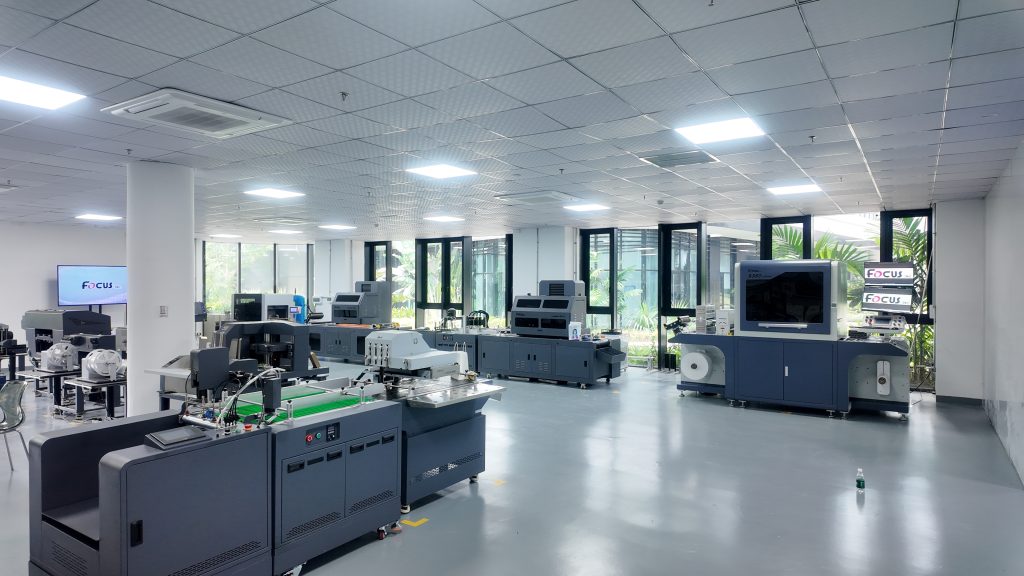 FocusInc Industrial Factory Workshop, COBRA-1209S Corrugated Printer Manufacturing Facility