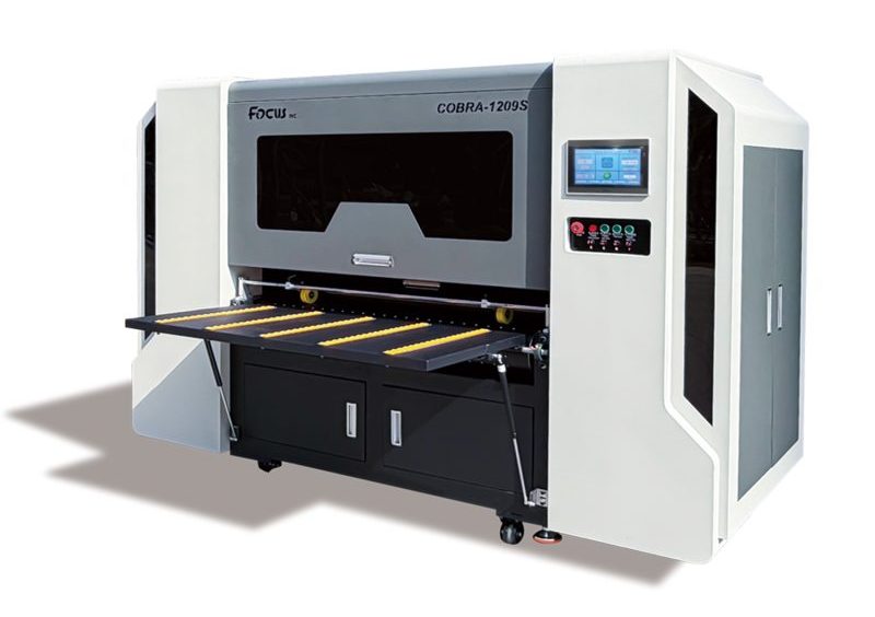 1.2m Single Pass Corrugated Cardboard Printer with 3 HP A3 White Heads, 900mm Print Width for Carton Printing