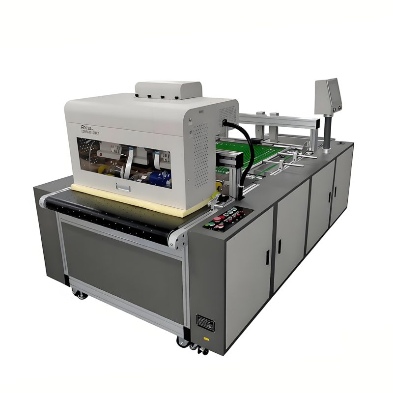 FocusInc single pass digital inkjet printer for corrugated carton box printing