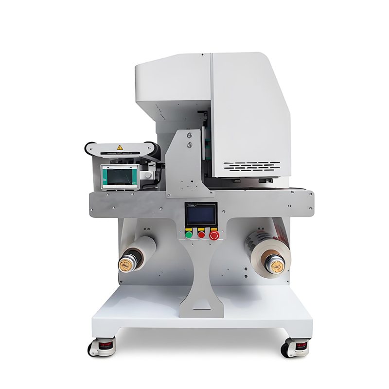 professional Professional rewinding machine structure base roll to roll label digital printing machine, label print on demand machine