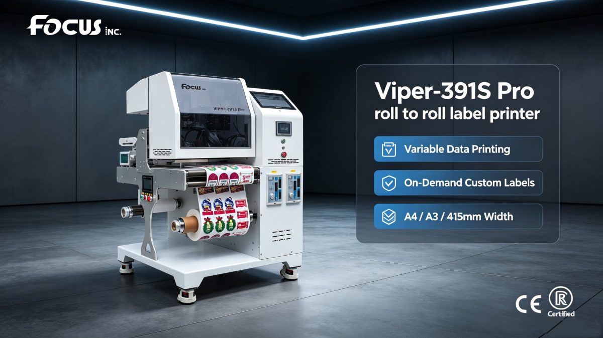 single pass roll to roll printer, R2R digital fast printing machine for labels, dye ink pigment ink