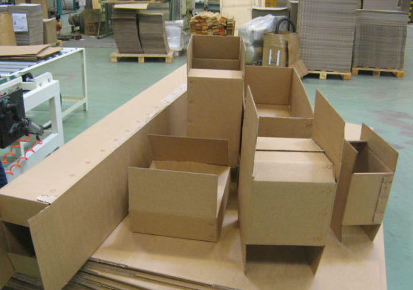 corrugated container box printing machine